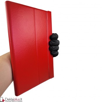 Folio dirbtinos odos atverčiamas dėklas - raudonas (Lenovo tab m10 10.1 (3rd gen) (TB328FU-TB328XU) Folio dirbtinos odos atverčiamas dėklas - raudonas (Lenovo tab m10 10.1 (3rd gen) (TB328FU-TB328XU)